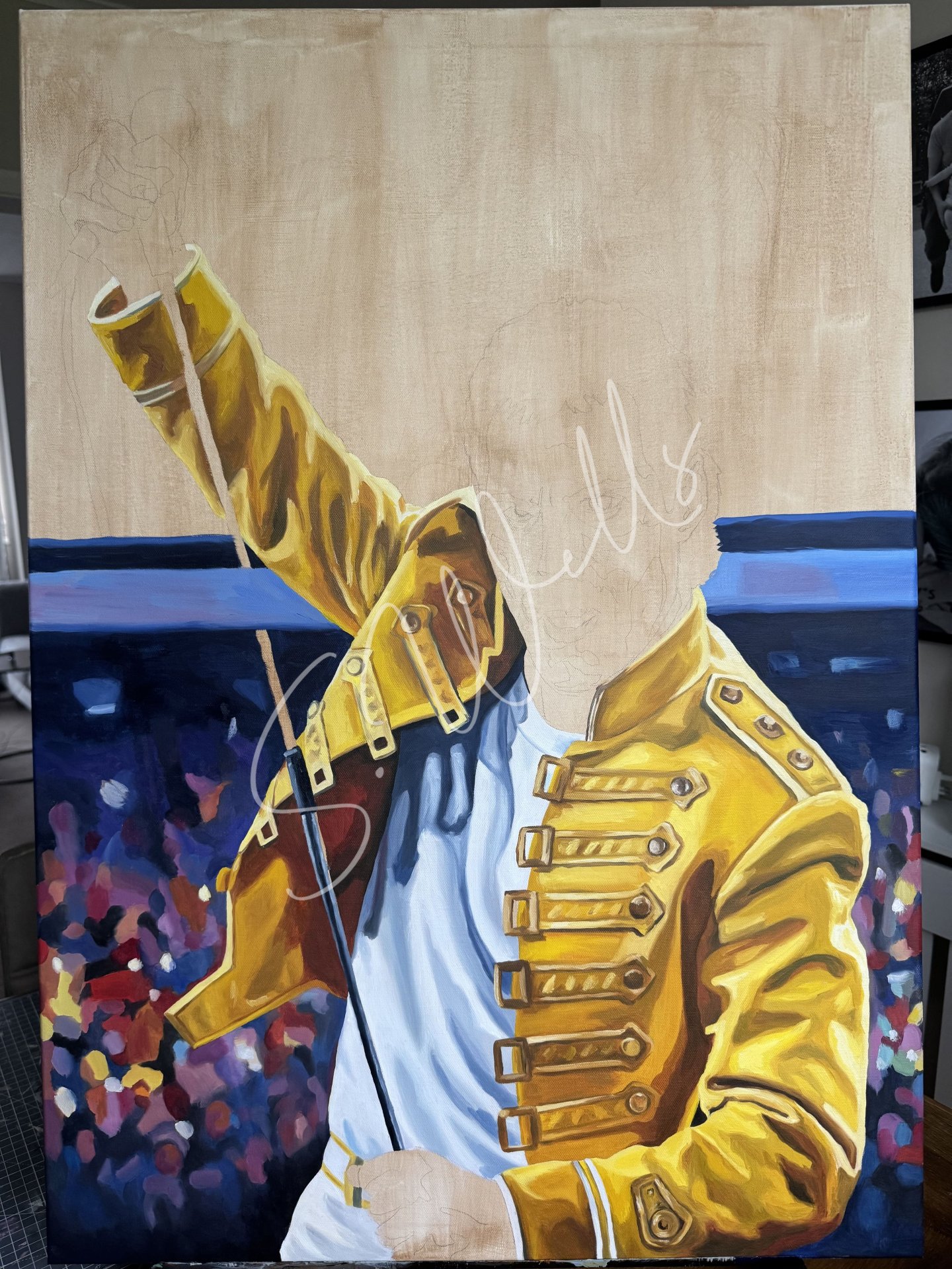 (PRE-ORDER) Live Stage Tribute to Freddie Mercury (Expressive Realism Series No. 1) - Image 3